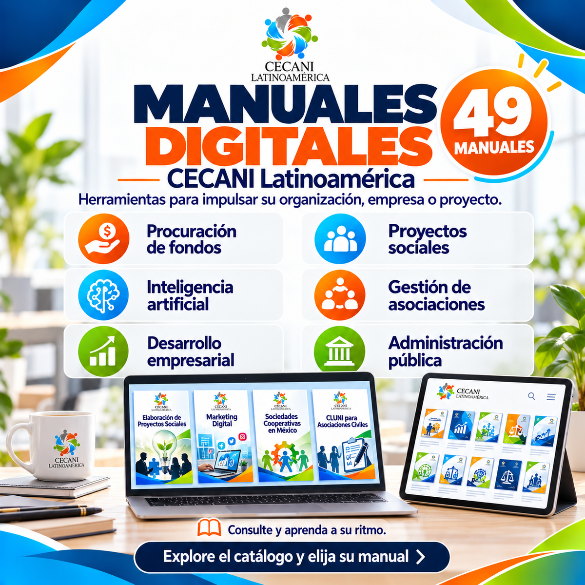 Manuales digitales CECANI | Conocimiento para impulsar su proyecto