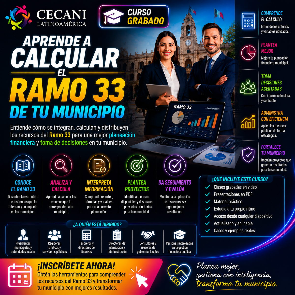 Curso en Aprende a Calcular el Ramo 33 de tu Municipio