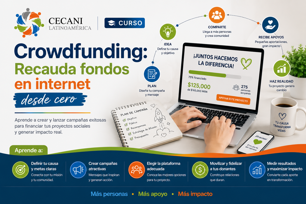 Curso en Crowdfunding: Recauda Fondos en Internet desde 0