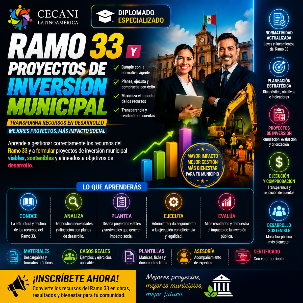 Diplomado en Ramo 33 y Proyectos de Inversión Municipal