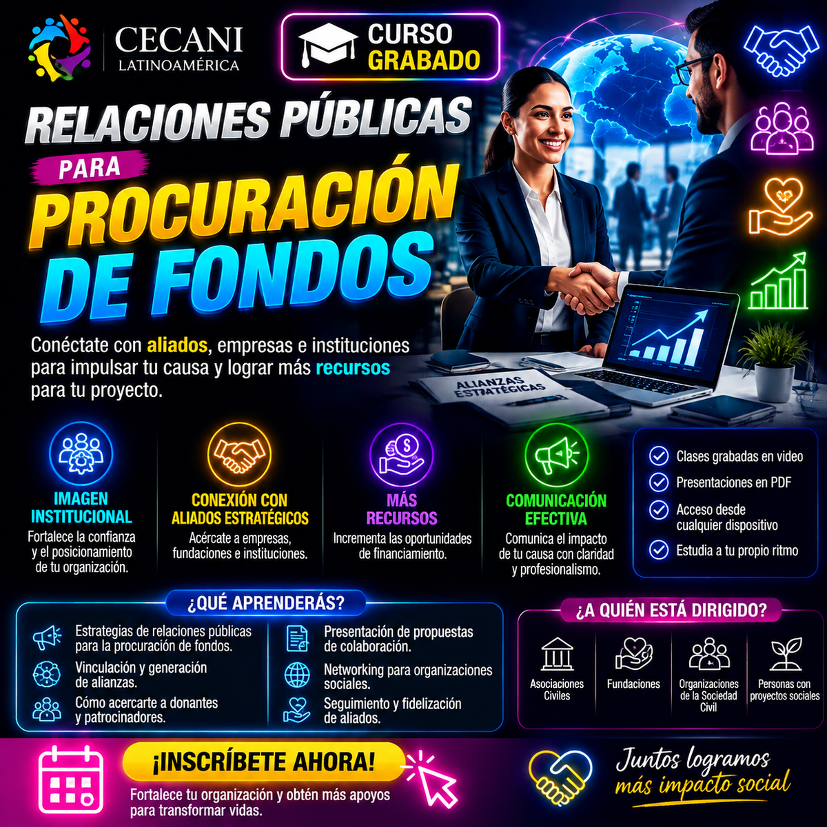 Curso en Relaciones Públicas para Procuración de Fondos